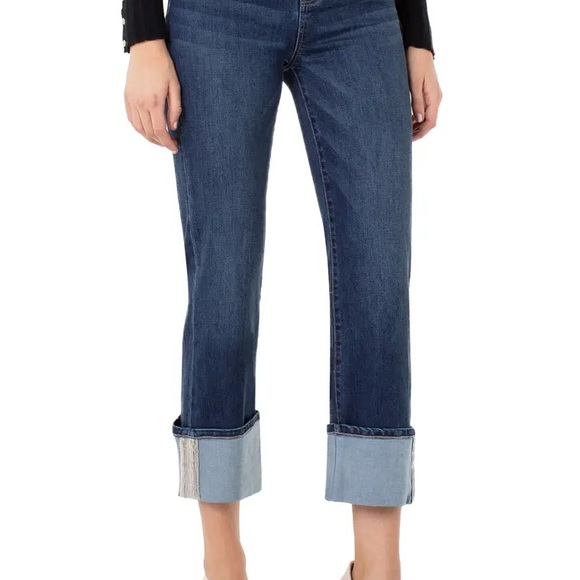 Liverpool Jeans Company Denim - Liverpool Sadie High Waist Cuffed crop  Jean S 12